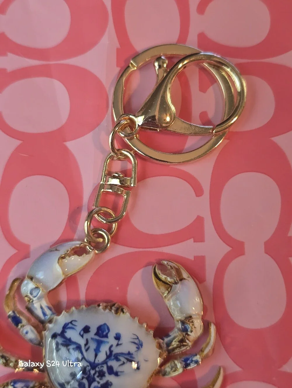 Crab Bag Charm/keychain NEW